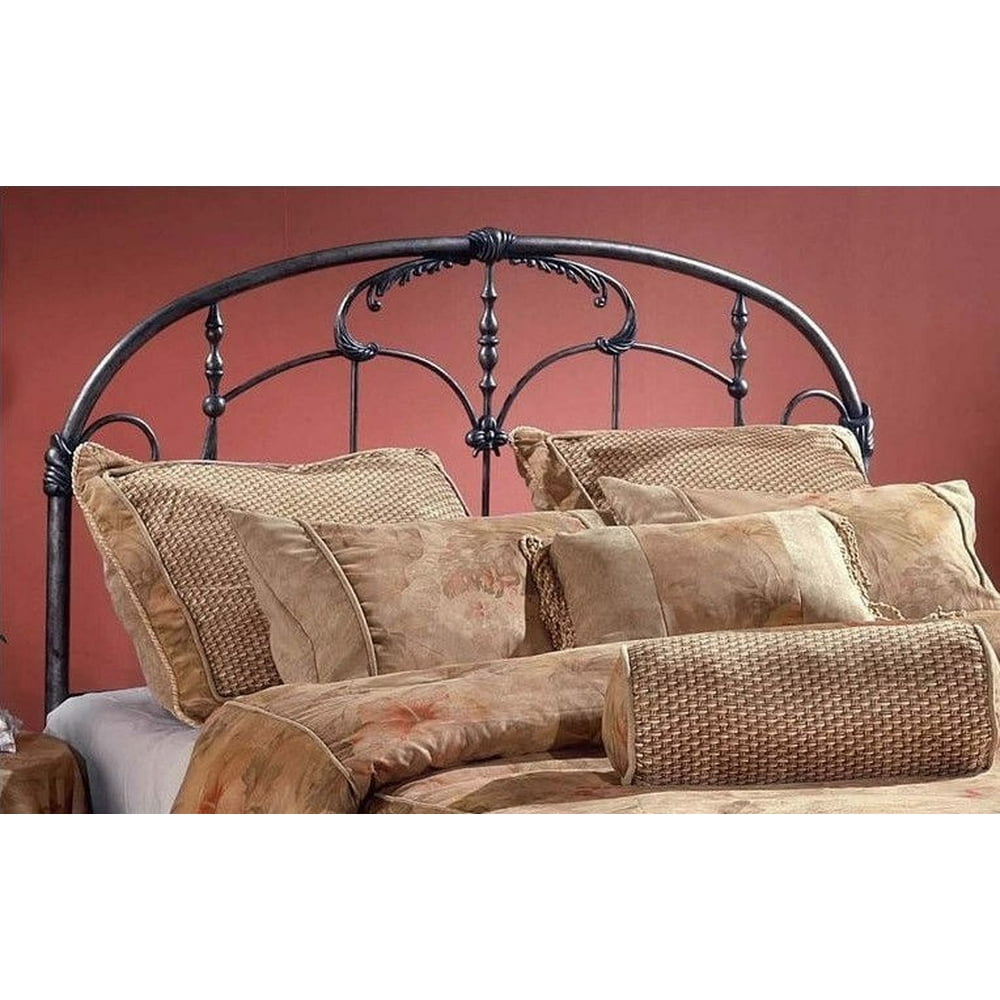 Hillsdale Furniture Jacqueline Metal King Headboard, Old Brushed Pewter