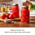 thumbnail image 3 of Mason Jars Ball, forma de bola, de un cuarto de galón (946 ml), con tapas y correas, 3 of 8