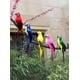 thumbnail image 2 of Nvzi 2 piezas de pájaros artificiales de 9,9 pulgadas, loro realista con modelo de decoración de loro con plumas realistas para decoración artesanal, amarillo A, 2 of 4