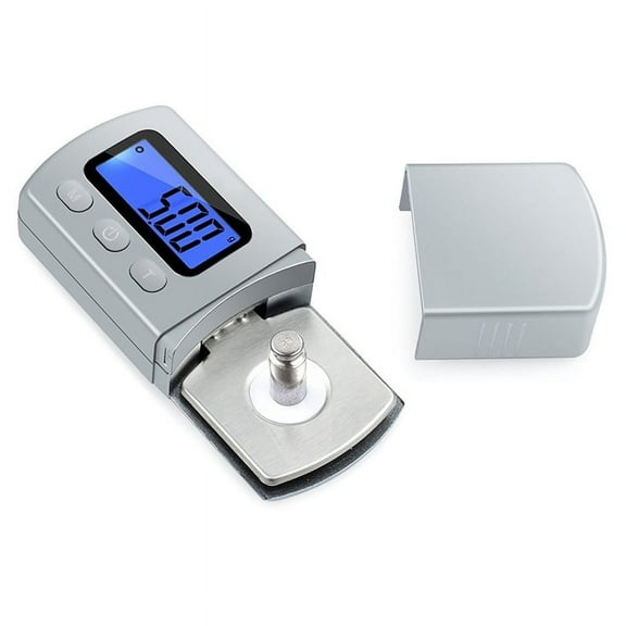 Mini LCD Digital Turntable Stylus Force Scale Meter Gauge Backlight High Precise Tracking for Vinyl Record Needle,1 * Digital Dynamomter