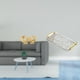 thumbnail image 2 of Asa de mueble,Tirador de latón con forma de lazo para muebles o armario,Bandeja para servir,Bandeja rectangular para servir en la cocina con asa,Bandeja de almacenamiento Plato para servir, 2 of 8