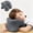 Gray, variant on U-Shaped Desk Nap Pillow Memory Foam Office Sleep Cushion, Ergonomic Student Classroom Table Rest Pillow Multi Color Travel Sleeping Support
