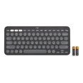 thumbnail image 2 of Logitech Pebble Keys 2 K380s - Keyboard - wireless - Bluetooth LE - QWERTY - tonal graphite, 2 of 9