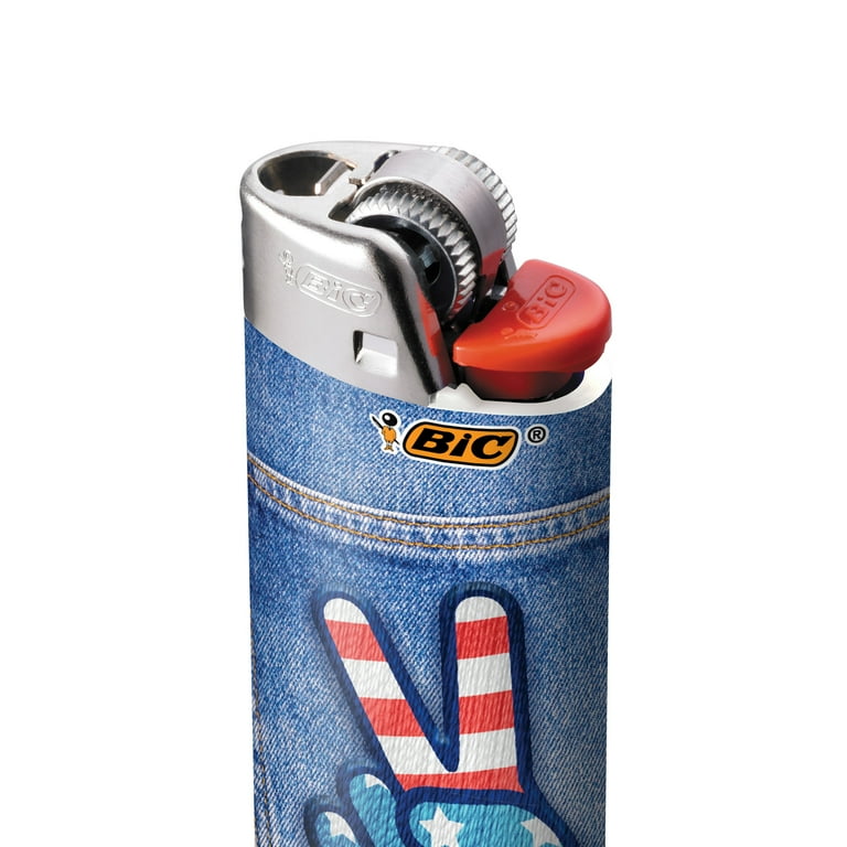 BIC Special Edition Americana Lighters, 8 Pack, Patriotic Designs