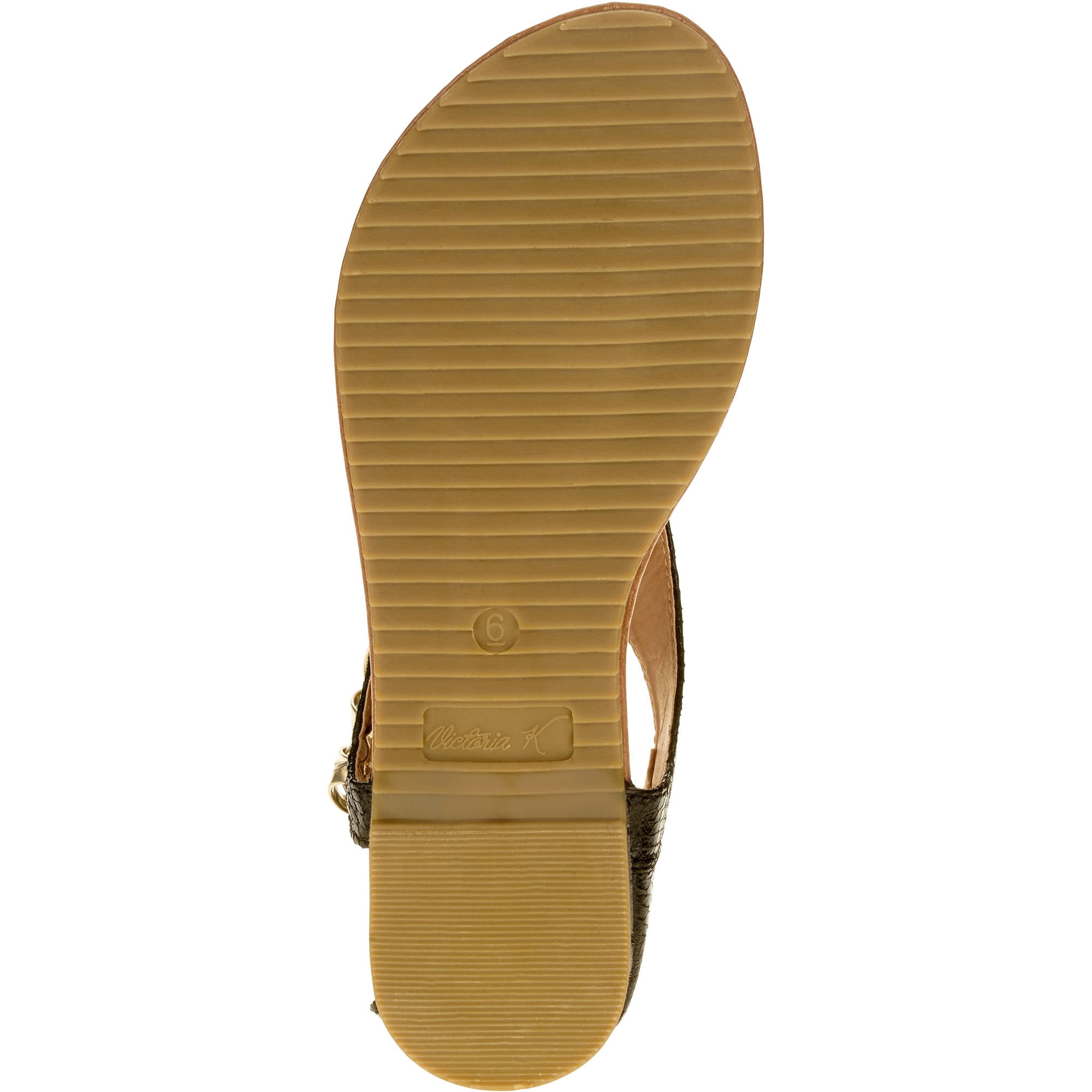 Victoria K. Women Snakeskin Print Zipper Back With Side Laceup   Sandals