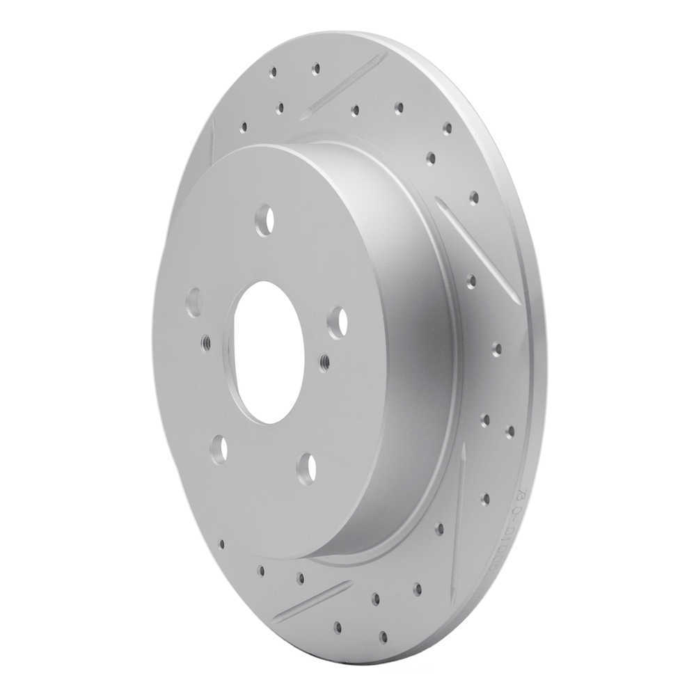 Dynamic Friction Company 830-01005L DFC Geoperformance Rotor - Drilled and Slotted