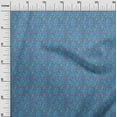 thumbnail image 2 of oneOone Silk Tabby Medium Blue Fabric Batik Quilting Supplies Print Sewing Fabric By The Yard 42 Inch Wide, 2 of 4