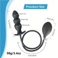 thumbnail image 2 of 1pc Silicone Expand Inflatable Anal Plug, Expansion Diameter 5.1inch Inflatable Super Anal Plug Inflatable Huge Butt Plug Vagina Anus Expansion Prostate Massage Ass Dilator Sex Toy, 2 of 4