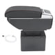 thumbnail image 1 of Reposabrazos universal para consola central de coche, contenedor ajustable con interfaz USB, 1 of 12