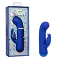 thumbnail image 1 of CalExotics Thicc Chubby Bunny Rabbit Vibrator, Blue, 1 of 2