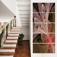thumbnail image 1 of Belle Fleur Fractale en Beige - Impression sur Toile Florale, 1 of 3
