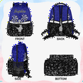thumbnail image 3 of Jiaoprinted Personalized Cheer Backpack Custom Cheerleading Bags for Cheerleaders Customized Casual Shoulder Daypack for Cheer Team Blue Glitter, 3 of 7