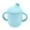 Blue, variant on DPTALR Infant Silicone Learning Drink Cup Snack Cup With Straw Infant Avoid Falls Training Cup