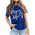 thumbnail image 3 of Herrnalise Boy's Mama Shirt, Life is Better With My Boys, Gift for Boy Mom, Mothers Day Shirt, Mom Birthday Gift, Mom Life Shirt Blue, 3 of 6