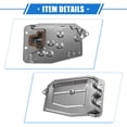 thumbnail image 5 of Transmission Oil Pan for Toyota Corolla 2008-2003 Durable Metal Silver Tone Transmission Drain Pan, 5 of 6