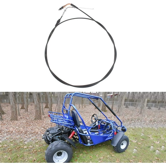 72 Inch Go Cart Throttle Gas Cable Replacement for Go Cart 50cc 125cc 150cc 4 Strokes QMB139 1P39QMB