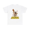 thumbnail image 2 of Cartoon Caveman Graphic T-Shirt Funny Retro Stone Age Character Tee, Vintage Style Unisex Cotton Shirt Gift for Men Women, 2 of 3