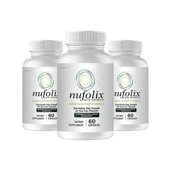 (3 Pack) Nufolix Capsules - Nufolix Advanced Hair Growth Capsules