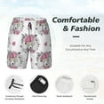 thumbnail image 3 of Fuzoiu Cartoon Poodle Dog Print Men's Swim Shorts,Quick-Dry Double-Layer Swim Trunks,Board Trunks,Beach Shorts Swimwear Bathing Suits-3X-Large, 3 of 6