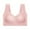 A-Pink, variant on Sports Bras for Women Mesh Gathered Plus Size Bra Yoga Hollow Out Exercise and Offers Back Support Everyday Underwear