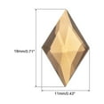 thumbnail image 2 of Uxcell Acrylic Flat Back Diamond Gems 18x11mm Artificial Rhinestones Craft Bead Face Painting Light Brown 100 Pcs, 2 of 6