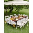 thumbnail image 4 of Outdoor Tablecloths with Umbrella Hole & Zipper, Sunflower Truck Rectangle Tablecloth 52x70 Inch, Summer Botanical Elegant Pastoral Floral Wooden Waterproof Table Cloth, Patio/Pool Table Covers, 4 of 8