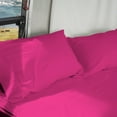 thumbnail image 3 of DNG Creations 5 Piece Zipper Sheet Set - Include (1 Elastic Fitted Sheet , 1 Base Sheet has Zipper, 1 Flat Sheet And 2 Pillowcase) 8 Inch Deep Pocket ( Solid Hot-Pink - Olympic Queen ), 3 of 7