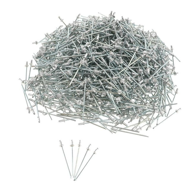 Rivets Ronds en Acier Inoxydable pour Décoration de Tête de Dôme, 1000 Pcs, Diamètre 2.4mm 2.4x4mm