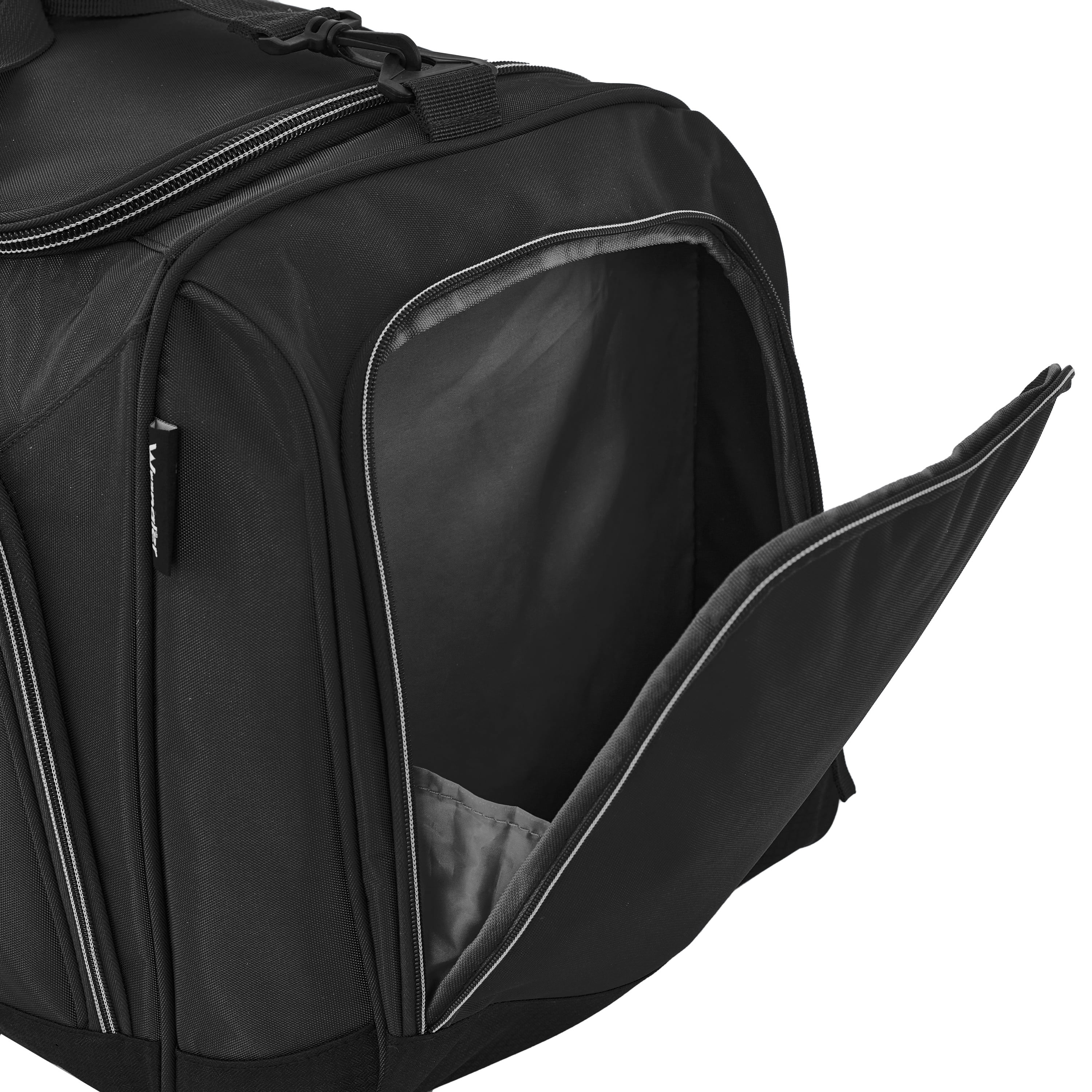 Wrangler Large 28" Travel Duffel with Side Wet-Shoe Pocket - Black