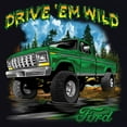 thumbnail image 3 of Tee Hunt Drive 'Em Wild T-Shirt Ford Pickup Trucks F-150 Offroad Mud Ride Mens Shirt, Brown, X-Large, 3 of 5