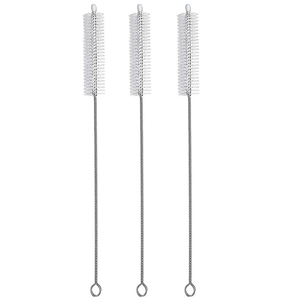 6 piezas de limpiador de pajitas reutilizables extra largas, cepillo de limpieza de pajitas de 10 mm de ancho para vasos para beber, botellas de agua y tubos