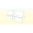 thumbnail image 2 of Nexera 345305 Full Size Panoramic Headboard Natural Maple, 2 of 3