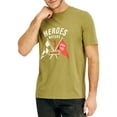 thumbnail image 2 of Heroes Motors Mens Flagged Graphic Crewneck T-Shirt, 2 of 2