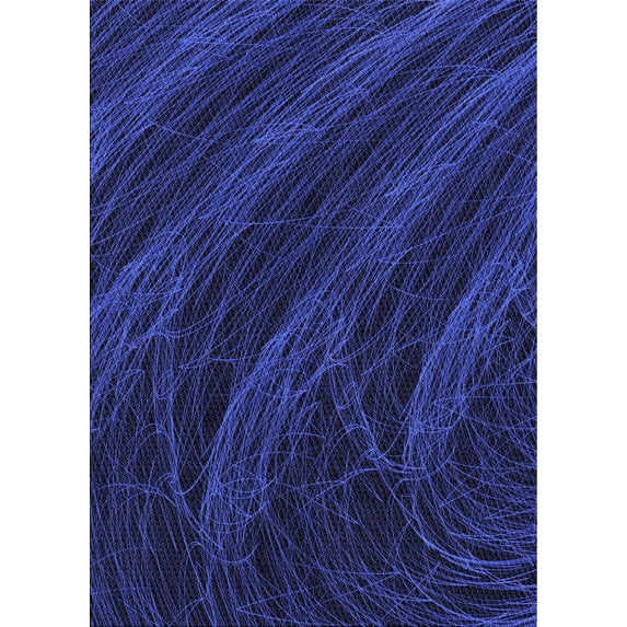 Ahgly Company Machine Washable Indoor Rectangle Transitional Blue Area Rugs, 2' x 4'