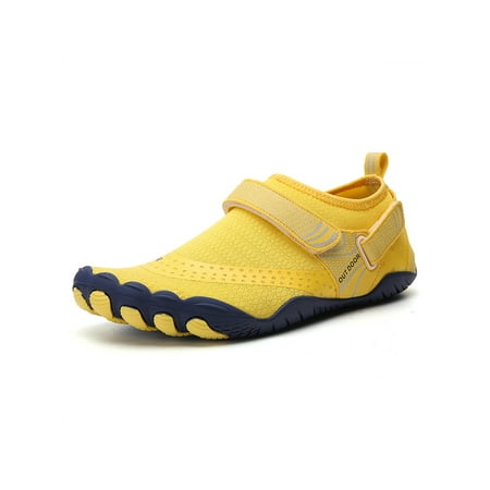 

Tenmix Girls Boys Aqua Socks Quick Dry Beach Shoe Rubber Sole Water Shoes Magnetic Athletics Unisex Lightweight Comfort Barefoot Yellow 9