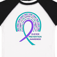 thumbnail image 4 of Inktastic Suicide Prevention Awareness Rainbow Ribbon with Hearts Boys or Girls Toddler T-Shirt, 4 of 5