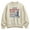 CREAM, variant on Forrest Gump - Forrests Running Club - Women's Oversized Fleece Crew Sweatshirt