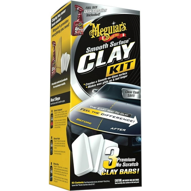 Kit descontaminador MEGUIAR´S 4 Pzs