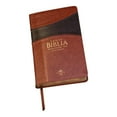 thumbnail image 2 of Biblia Reina Valera 1960 tamaño manual letra grande 12 puntos- Imitación Piel marrón/marrón con índice. Colección bitono, 2 of 15