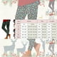 thumbnail image 4 of Gibobby Leggings estampados para mujer Leggings largos ajustados con estampado navideño informal para mujer para las temporadas de otoño e invierno(Verde,G), 4 of 4