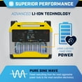 thumbnail image 5 of Champion Power Equipment 1638-Wh Power Station 3200/1600-Watt Portable Lithium-Ion Solar Generator, 5 of 17