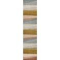 thumbnail image 5 of JONATHAN Y DAZZLE 2 x 8 Runner Rug, Prism Geometric Striped - Red/Yellow/Gray, DZC101B-28, 5 of 6