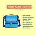 thumbnail image 2 of Wildkin Kids Two Compartment Insulated Lunch Bag for Boys and Girls (Sky Blue), 2 of 6