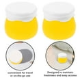 thumbnail image 3 of SOPOTUTU 10Pcs Multipurpose Refillable Cosmetic Containers for Cream and Body Butter Yellow, 3 of 6