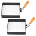 thumbnail image 1 of Molde para Tortillas Antiadherente Herramientas Hornear (cuadradas) Color Amarillo 2 Uds., 1 of 2