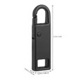 thumbnail image 2 of 4pcs Detachable Zipper Pull Tab Replacement Backpack Clothing Zipper Pullers, 2 of 9