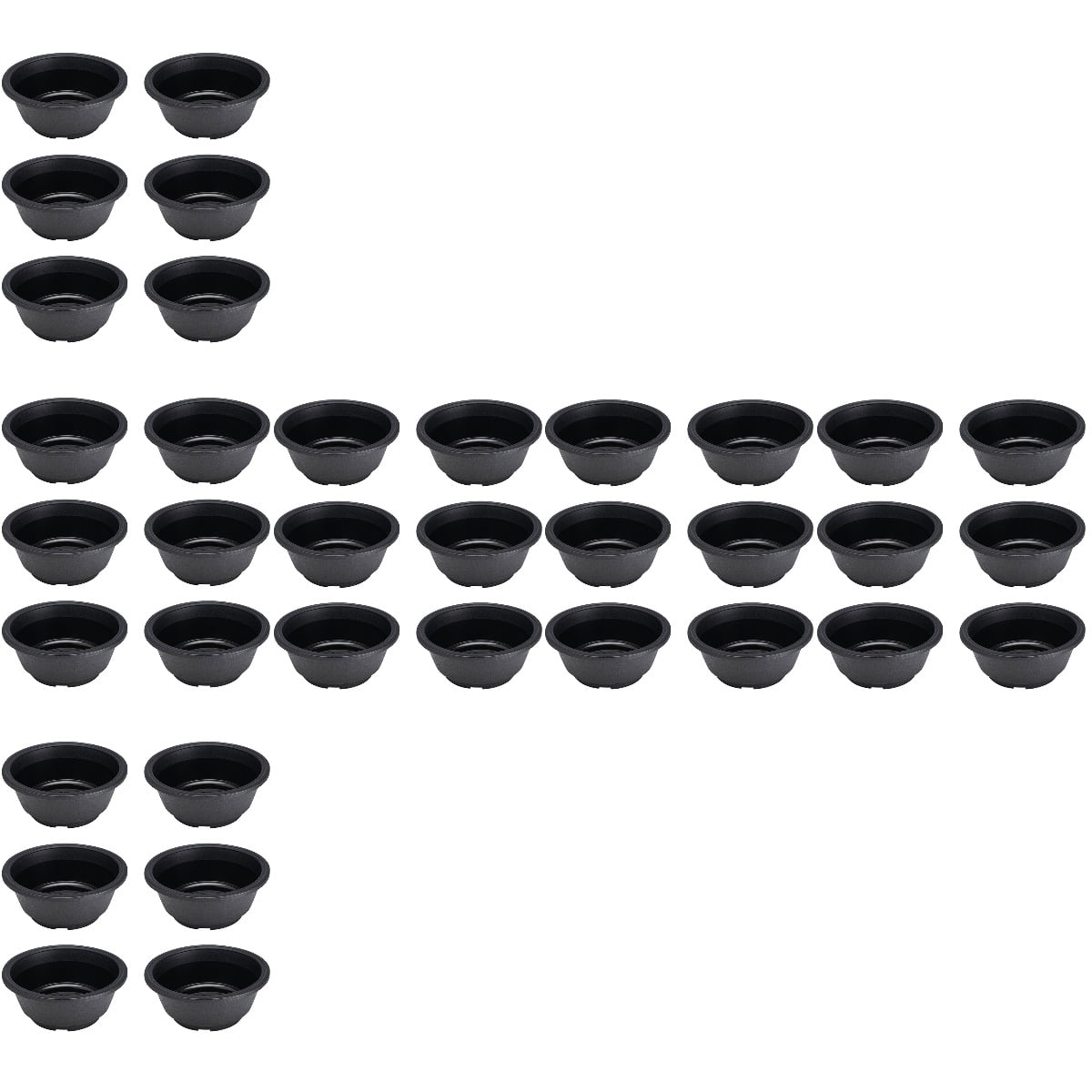36 Pcs  Gardening Flower Pot Hollow Bottom Flower Planting Pots Flower Plant Container