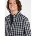 thumbnail image 4 of Weekend Academy Boys Button Down Shirt with Short Sleeves, Sizes 4-18, 4 of 5