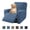 Gray Blue, variant on JIATER 100% Waterproof Recliner Covers Washable Reliner Slipcovers Recliner Chair Covers with Pockets,Dark Gray