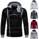 thumbnail image 5 of Mens Casual Zip Up Hoodie Jacket Full Zip Hooded Fleece Sweatshirt Athletic, 5 of 8